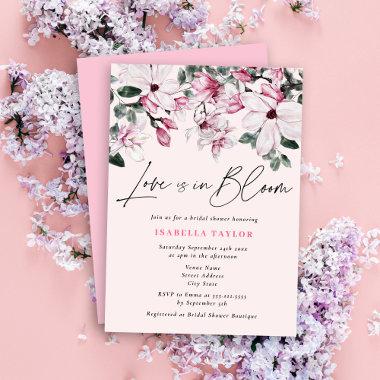 Love Is In Bloom Spring Floral Bridal Shower Invitations