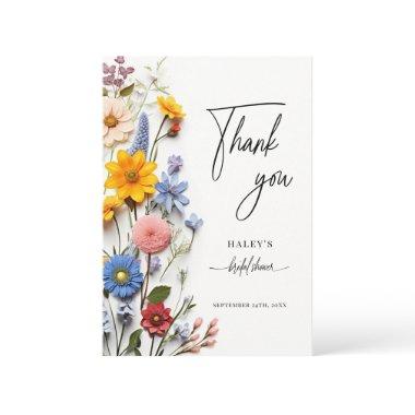 Love Is In Bloom Spring Floral  Thank You