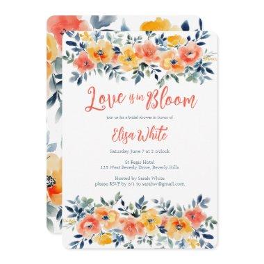 Love is in Bloom Watercolor Floral