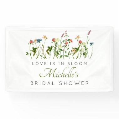 Love is in Bloom Wildflower  Banner