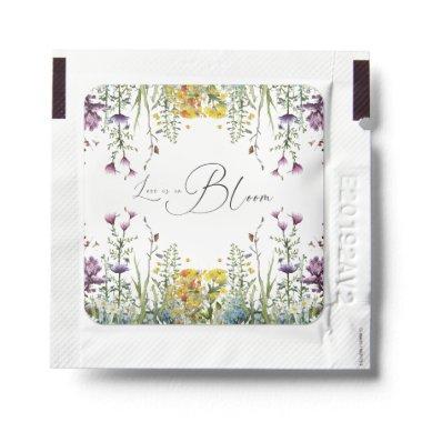 Love is in Bloom Wildflower Floral Bridal Shower Hand Sanitizer Packet