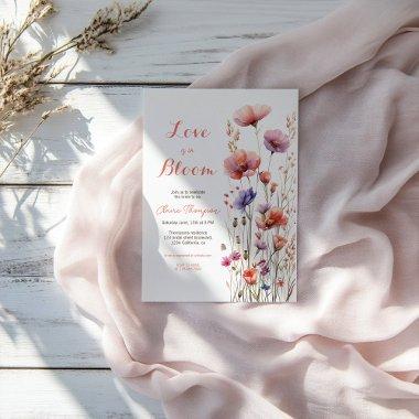 Love is in bloom wildflowers floral