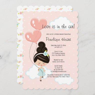Love Is In the Air Bridal Shower Asian On Cloud 9 Invitations