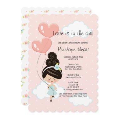 Love Is In the Air Bridal Shower Asian On Cloud 9 Invitations