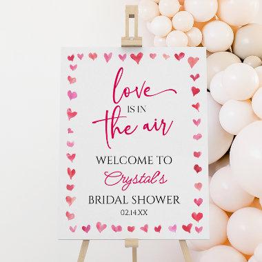 Love Is In The Air Bridal Shower Welcome Sign
