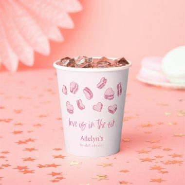 Love Is In The Air Hearts Bridal Shower Paper Cups