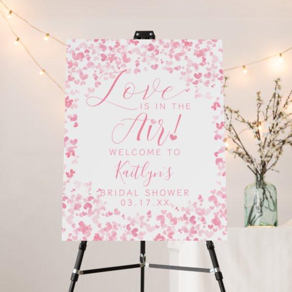 Love Is In The Air Valentine's Day Bridal Shower Foam Board
