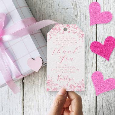 Love Is In The Air Valentine's Day Bridal Shower Gift Tags