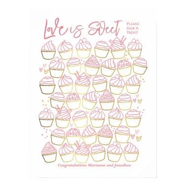 Love is Sweet Bridal Shower Engagement Guest Book