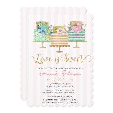 Love is Sweet Bridal Shower Invitations