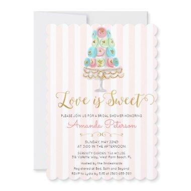 Love is Sweet Bridal Shower Invitations