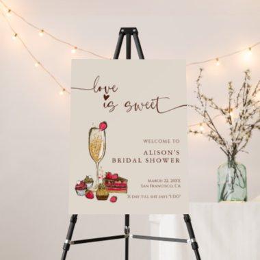Love Is Sweet Bridal Shower Welcome Sign