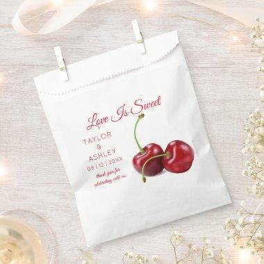 Love is Sweet Cherry Fruit | Wedding Favor Bag