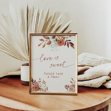 Love Is Sweet Favors Boho Bridal Shower Sign