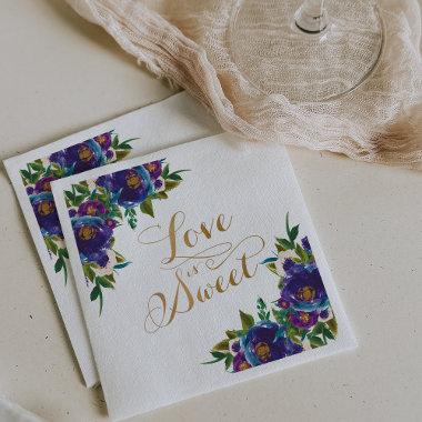 Love is Sweet Floral Napkins