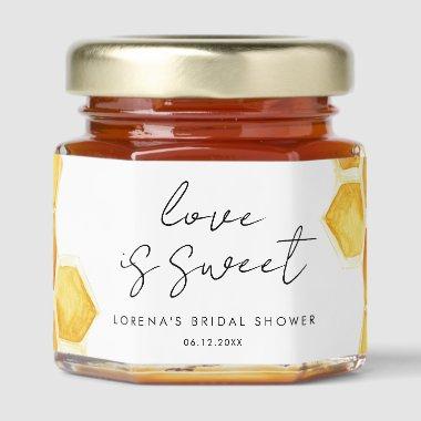 Love is sweet honey jar favors