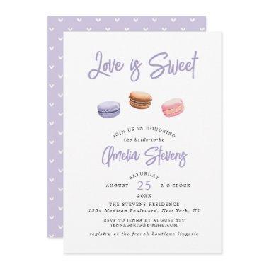 Love Is Sweet (Macaron) | Bridal Shower Invitations