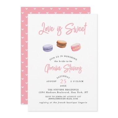 Love Is Sweet (Macaron) | Bridal Shower Invitations