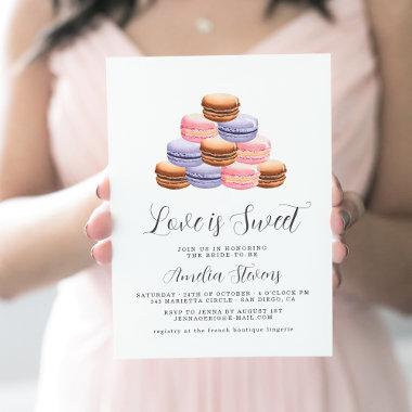 Love Is Sweet (Macaron) | Bridal Shower Invitations