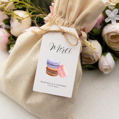 Love Is Sweet (Macaron) Merci Gift Tags
