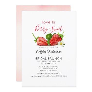 Love is Sweet Strawberry Brunch Wedding