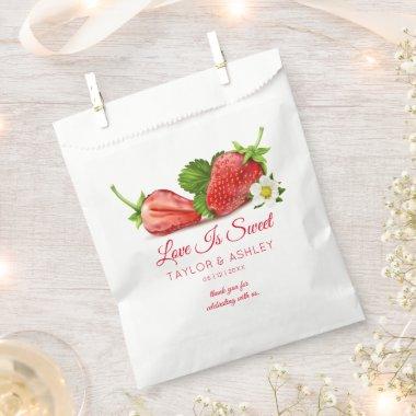 Love is Sweet Strawberry Fruit | Wedding Favor Bag