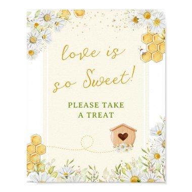 Love is Sweet Take Treat Bumblebee  Poster