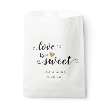 Love is Sweet Wedding Bridal Shower Favor Bag