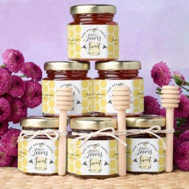 Love Is Sweet Wedding bride groom farm Honey Jar Favors