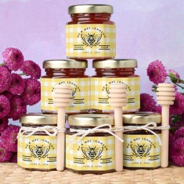 Love Is Sweet Wedding bride groom farm Honey Jar Favors