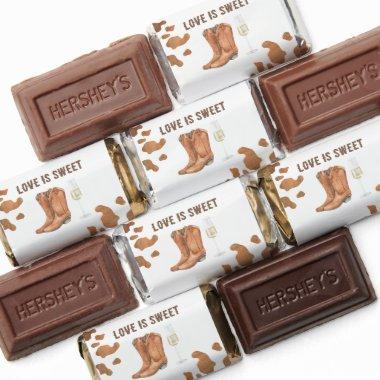 Love is sweet Western  Hershey's Miniatures