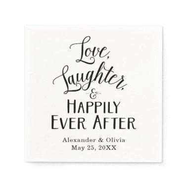 Love, Laughter, and Happily Ever After Napkins