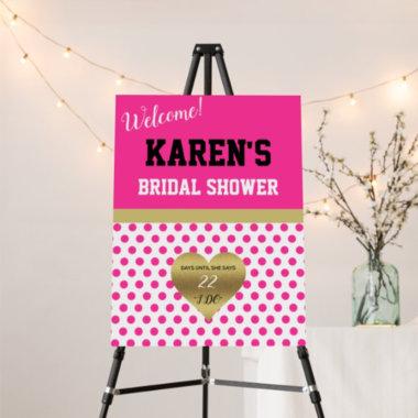 Love Lingerie Personal Shower Countdown Party Poster