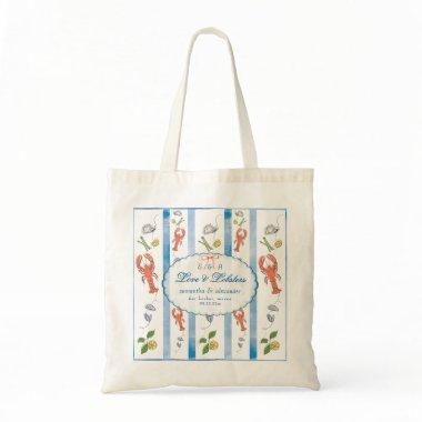 Love & Lobster Destination Wedding Welcome Tote Bag