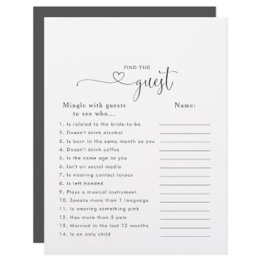 Love Script  Find the Guest Game