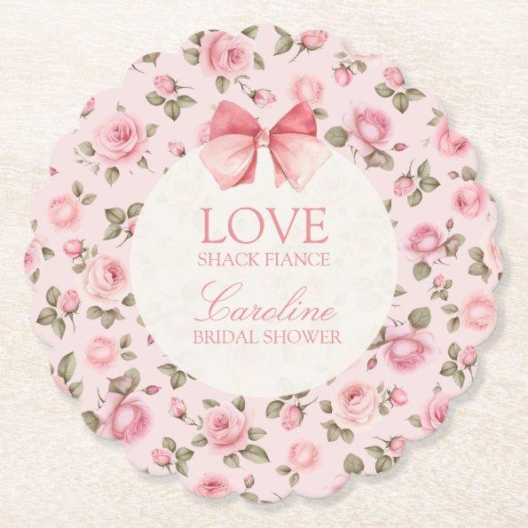 Love Shack Fiance  Paper Coaster