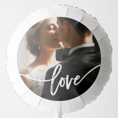 Love | Simple Modern Typography with your Photo Balloon