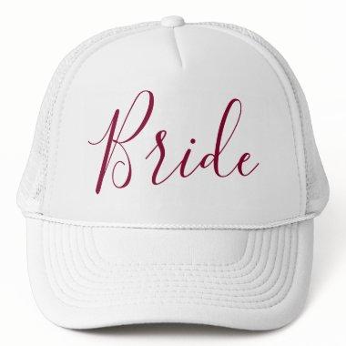 Lovely Bride Calligraphy Trucker Hat