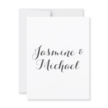 Lovely Chic Calligraphy Couple Names Post