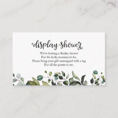 Lovely Greenery Fall Baby Shower Display Shower Enclosure Invitations