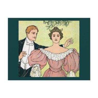 Lovers under the Mistletoe Post