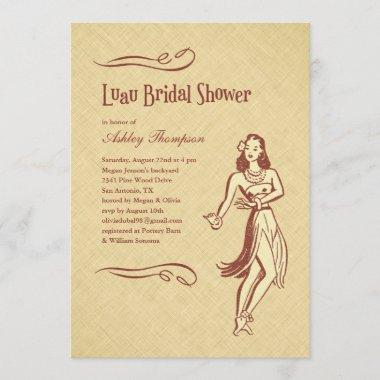Luau Bridal Shower Invitations