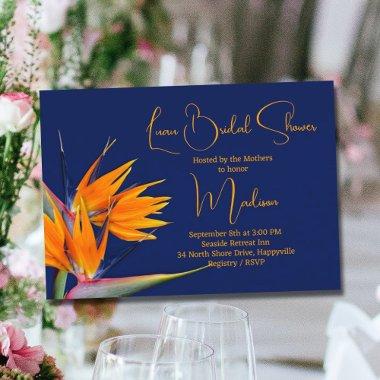 Luau  Orange Bird of Paradise Design