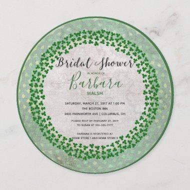 Luck of the Irish Bridal Shower Invitations