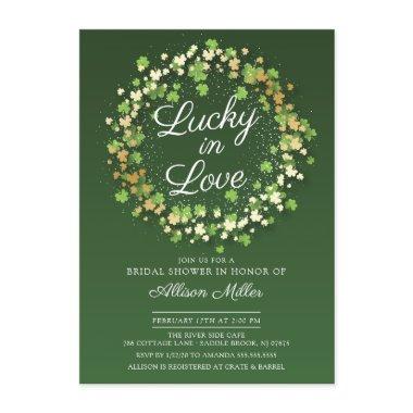 Lucky in Love Golden Shamrocks