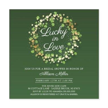 Lucky in Love Golden Shamrocks