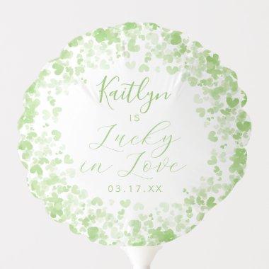 Lucky In Love St. Patrick's Day Bridal Shower Balloon