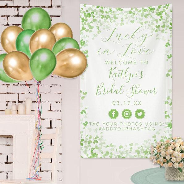 Lucky In Love St. Patrick's Day Bridal Shower Banner