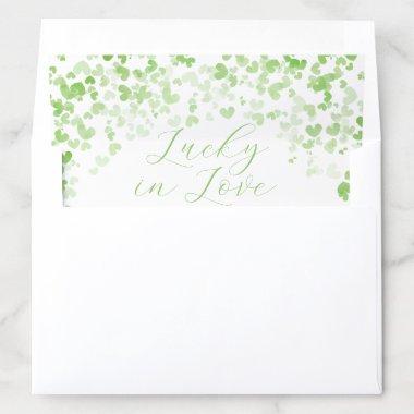 Lucky In Love St. Patrick's Day  Envelope Liner