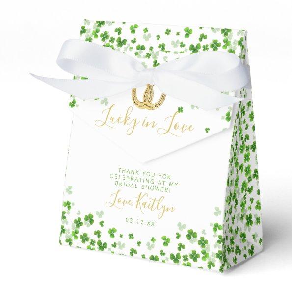 Lucky In Love St. Patrick's Day Bridal Shower Favor Box